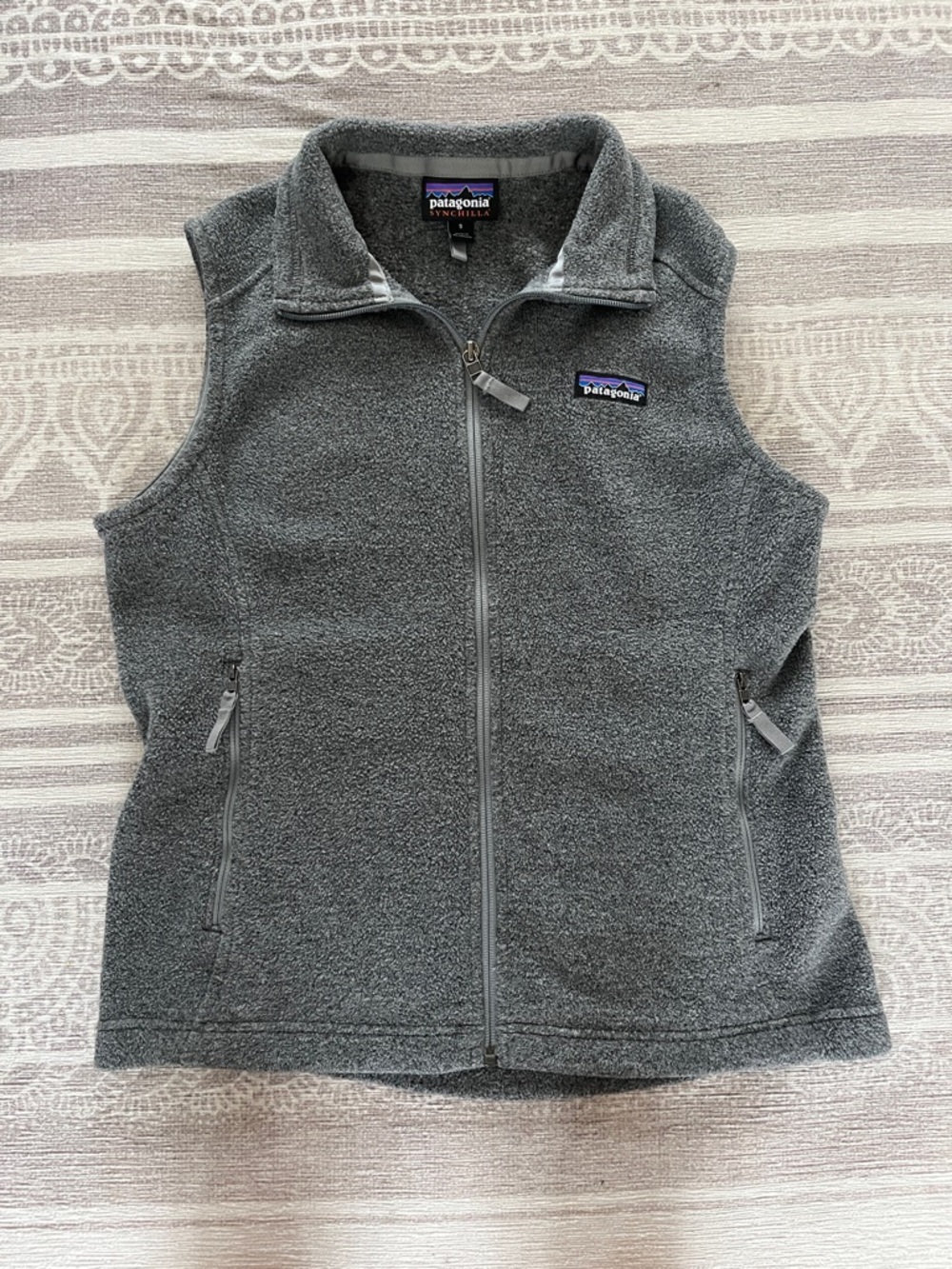 Patagonia Gray Fleece Vest